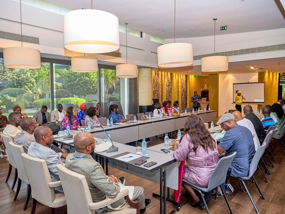 Participants during the D2A training session in Dakar